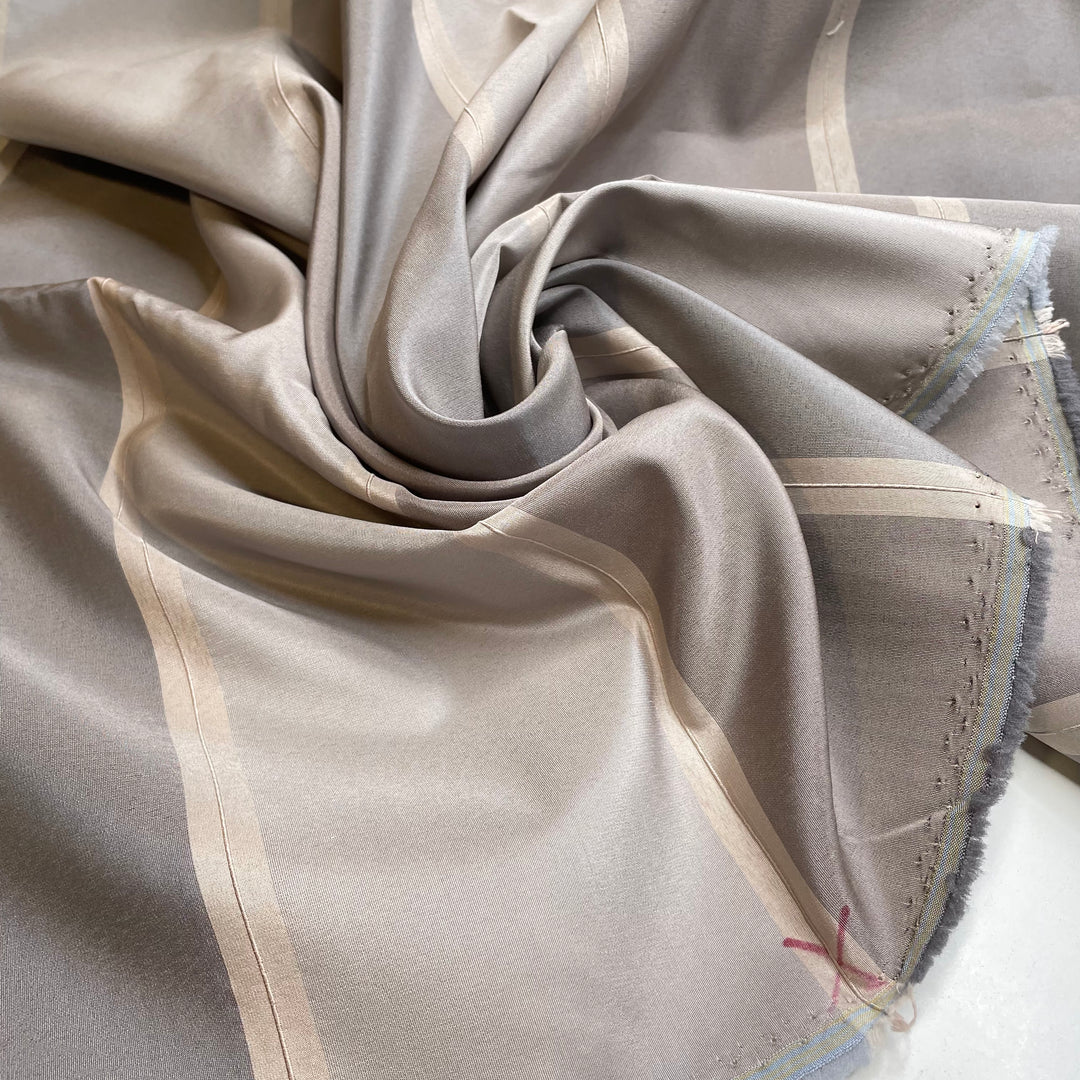 Equanimity - Poly Woven - Grey/Silver Stripes - Bundles