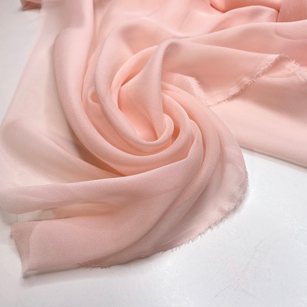 Petal Potpourri - Chiffon Silk Woven - Light Pink - Bundles