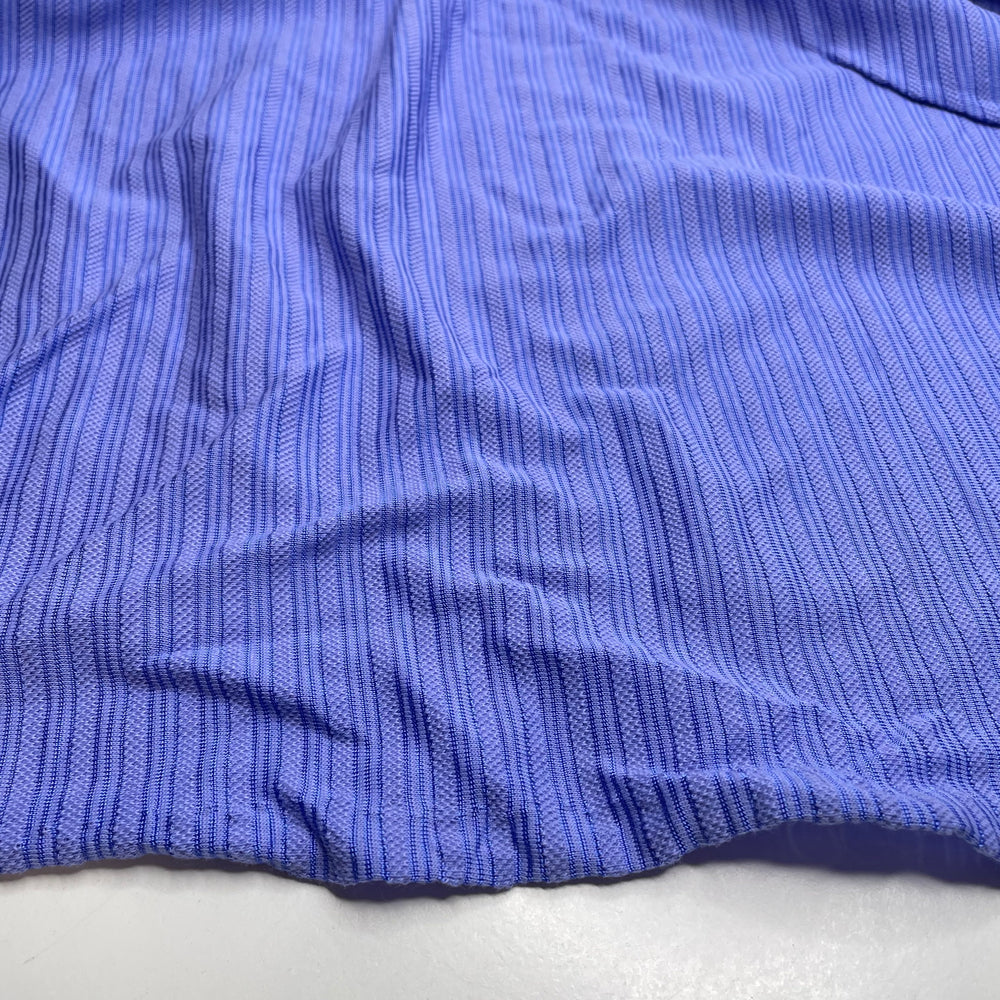 Rainy Aromatherapy - Cotton Blend Knit - Periwinkle Blue Stripes - 2.2M Bundle
