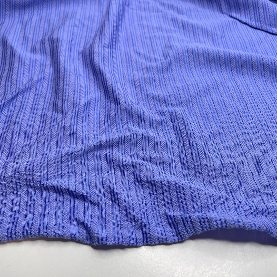 Rainy Aromatherapy - Cotton Blend Knit - Periwinkle Blue Stripes - 2.2M Bundle
