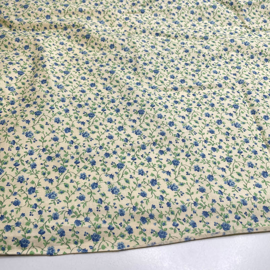 Nurturing Tendrils - Cotton Woven - Cream Floral - 2M Bundle