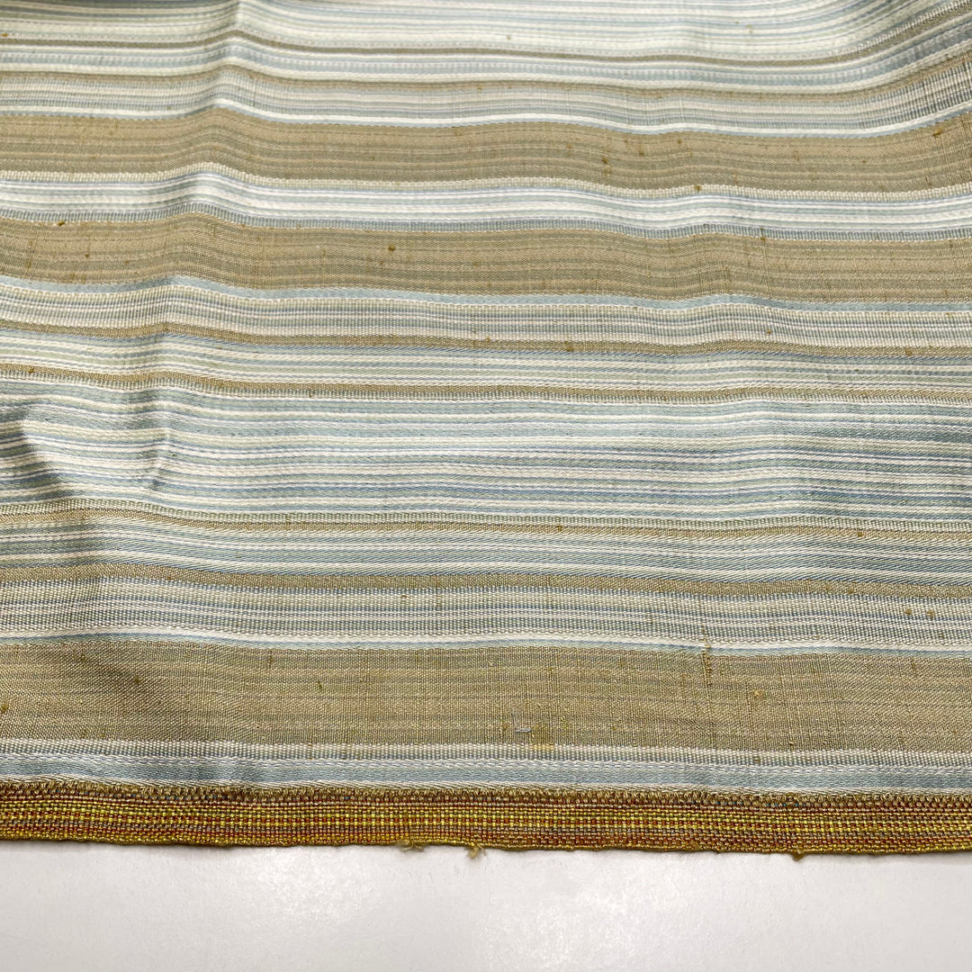 April Mist - Cotton Woven - Light Blue Multi Stripes - 1.35M Bundle