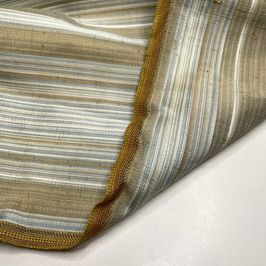April Mist - Cotton Woven - Light Blue Multi Stripes - 1.35M Bundle