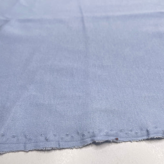 Wall Flower - Rib Knit Cotton Blend Knit - Light Blue - 1.25M Bundle