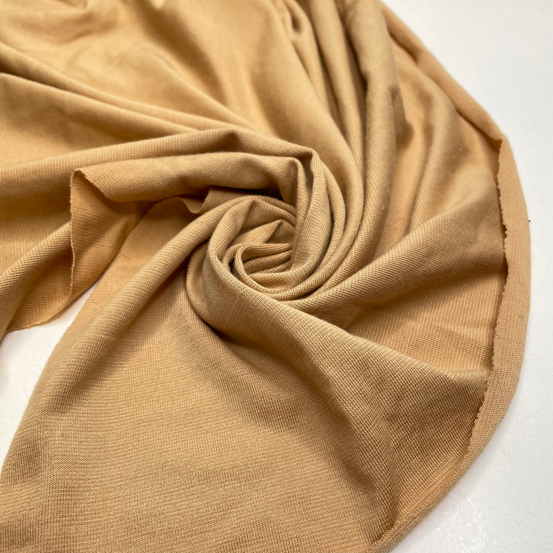 Storm Of Locusts - Jersey Cotton Blend Knit - Beige - 0.7M Bundle