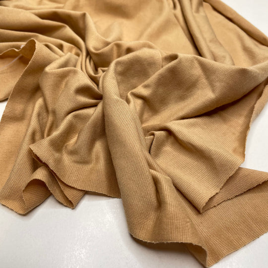 Storm Of Locusts - Jersey Cotton Blend Knit - Beige - 0.7M Bundle