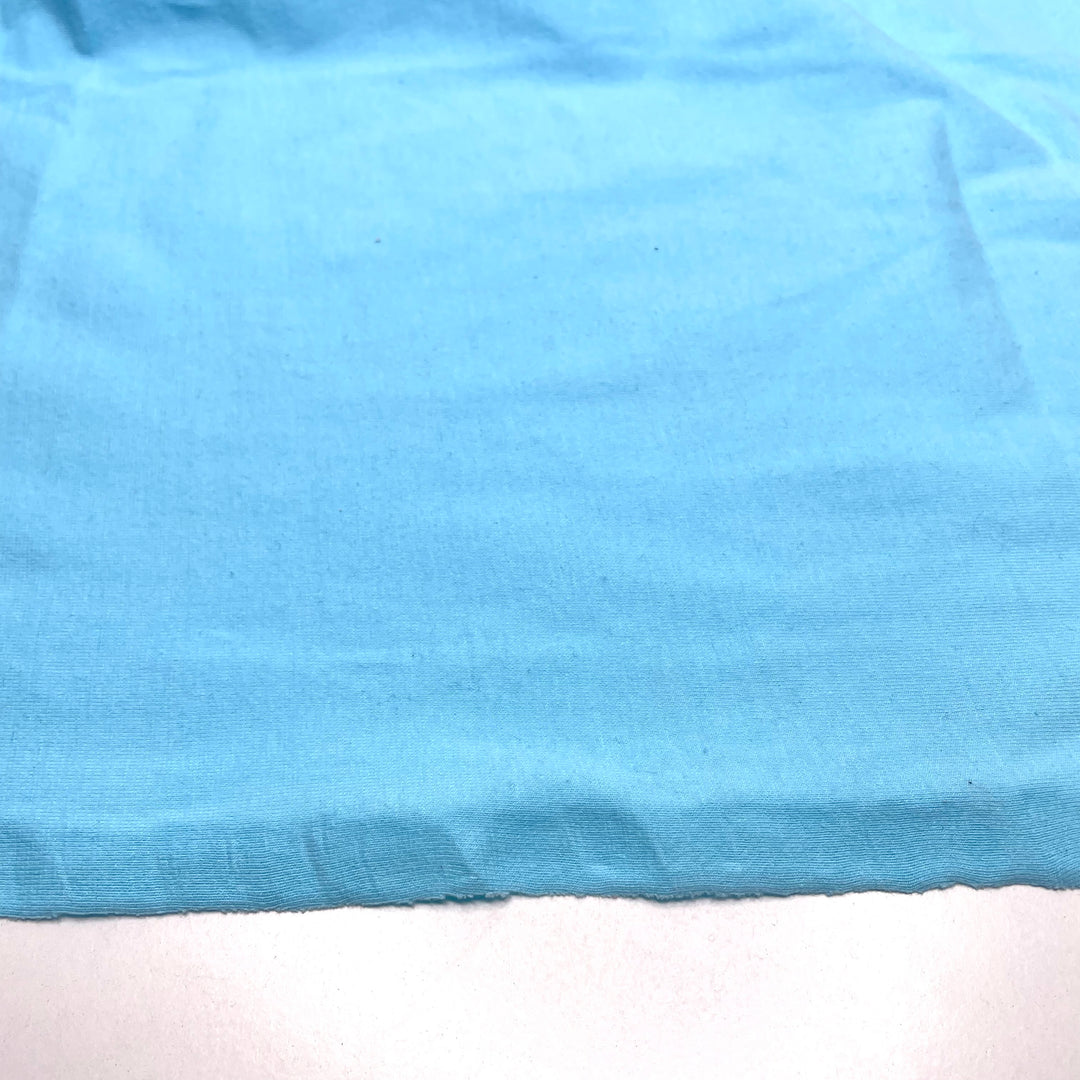 Aqua Aura - Rib Knit Cotton Blend Knit - Light Blue - 1M Bundle
