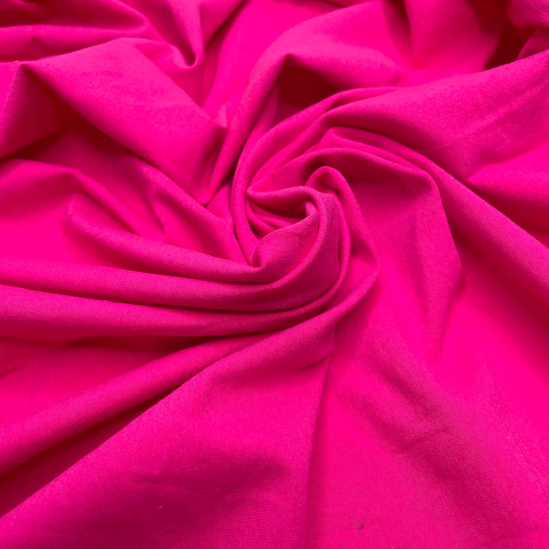 Flaming Flamingo - Jersey Cotton Blend Knit - Pink - 1M Bundle
