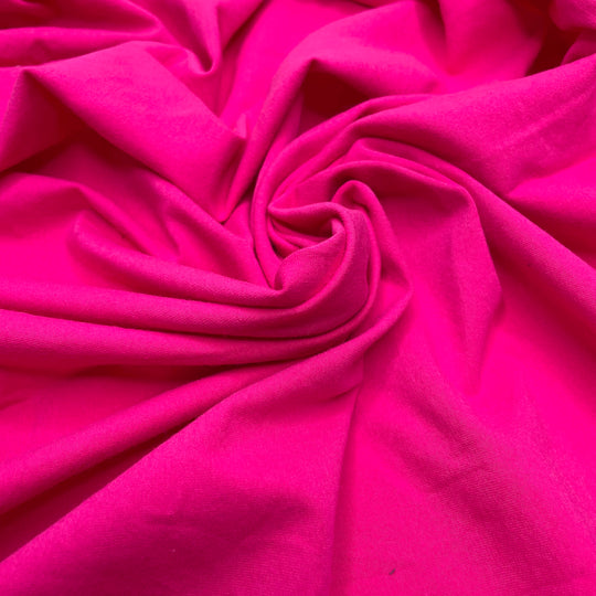 Flaming Flamingo - Jersey Cotton Blend Knit - Pink - 1M Bundle