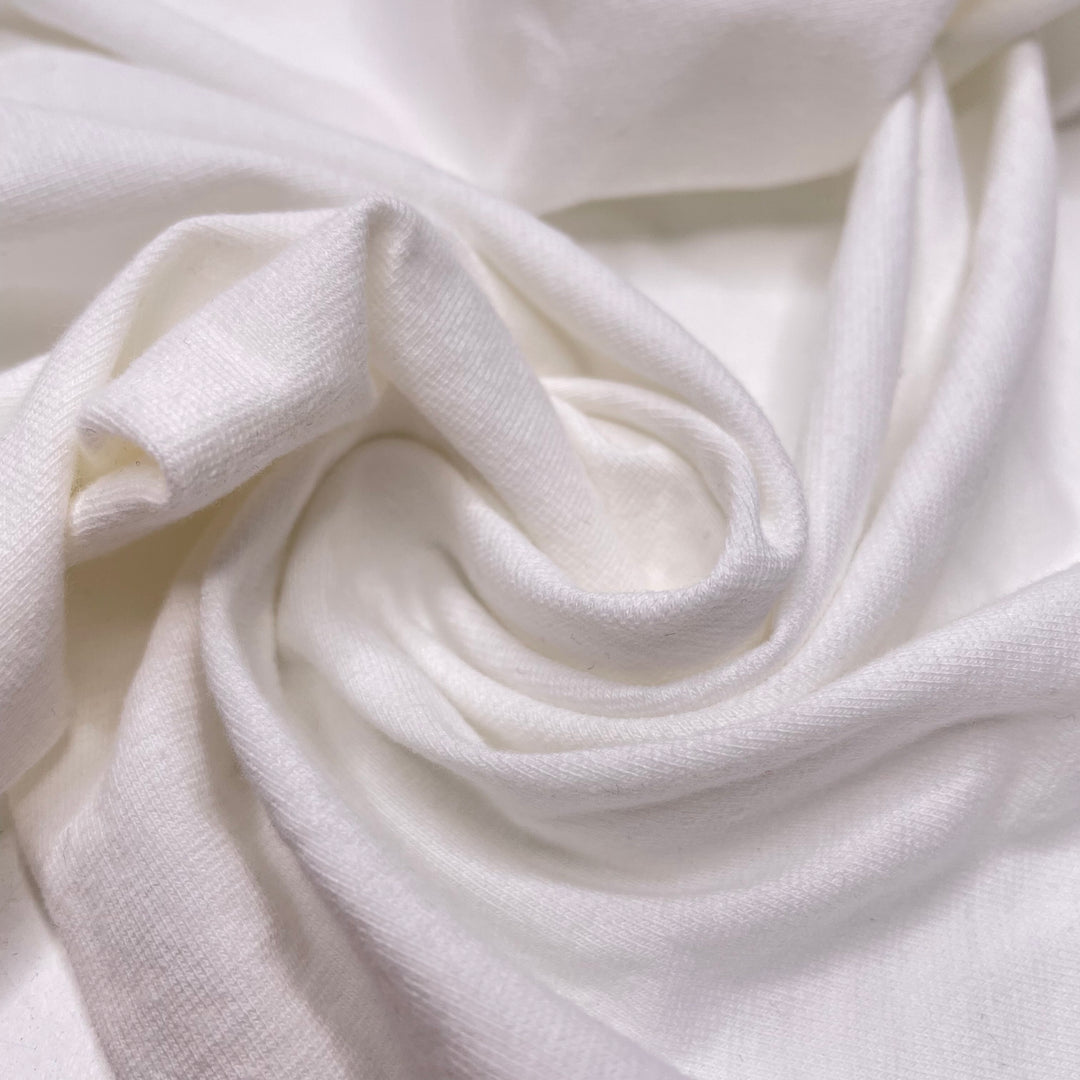 Skyrocket Spin - Jersey Cotton Blend Knit - White - 1.7M Bundle