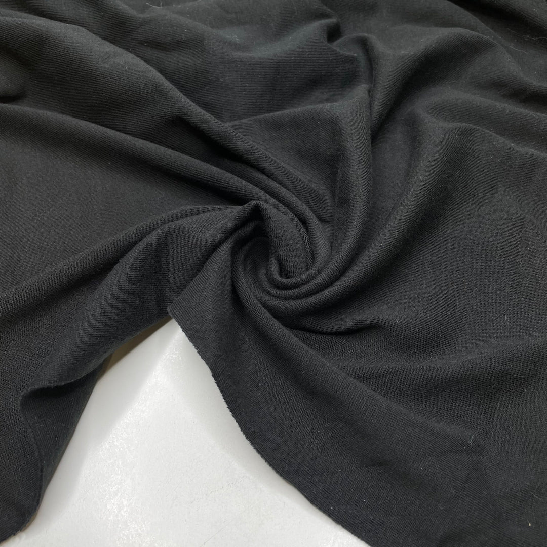 Thunder Twisted - Rib Knit Cotton Blend Knit - Black - Bundles
