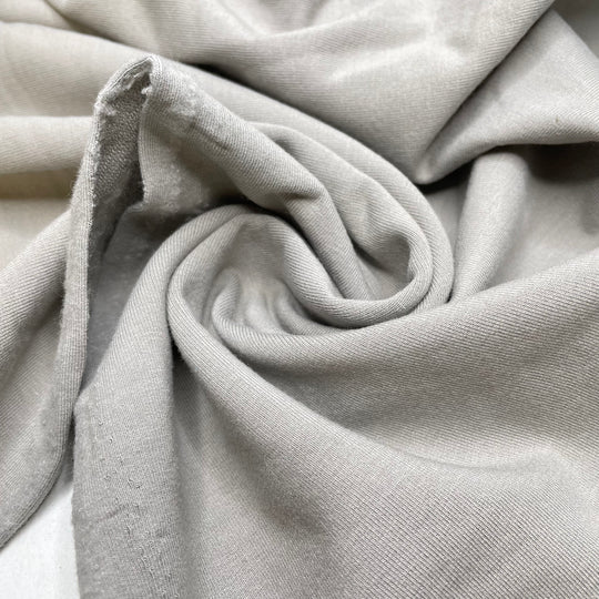 Mouse Ear - Jersey Fleece Bamboo Blend Knit - Light Grey - 0.7M Bundle