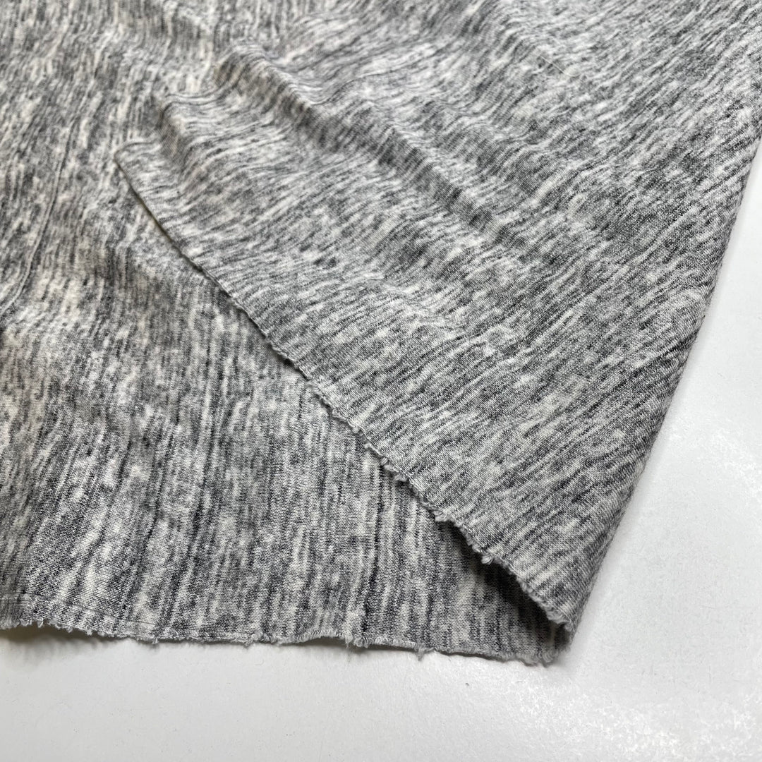 Tracks Of My Tears - Rib Knit Cotton Blend Knit - Grey - 1M Bundle