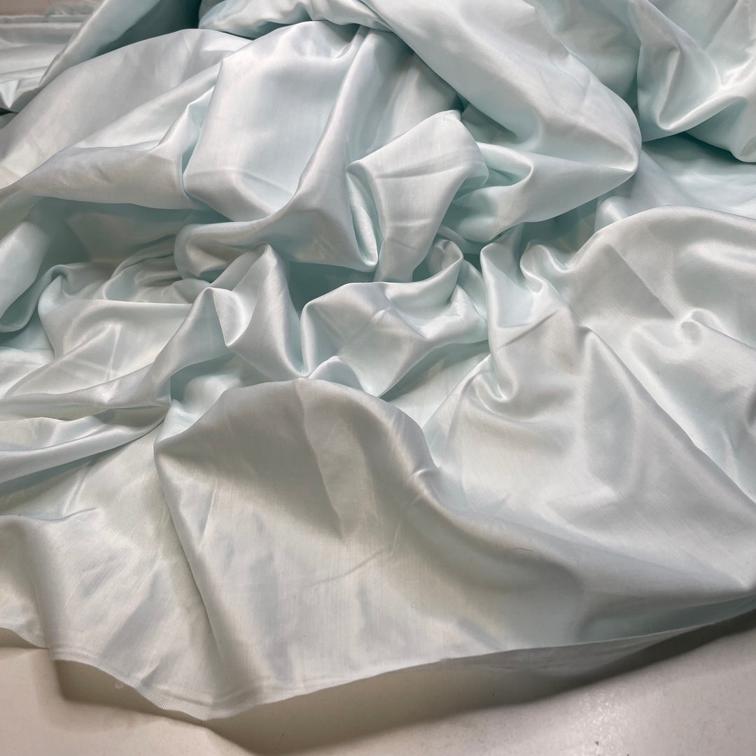 Perfect Pj Set - Brushed Back Satin Poly Woven - Light Blue - 4.8M Bundle