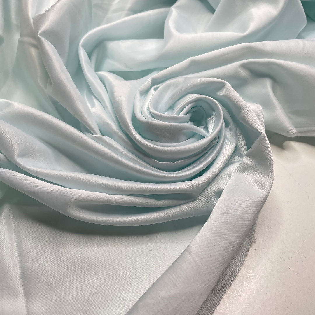 Perfect Pj Set - Brushed Back Satin Poly Woven - Light Blue - 4.8M Bundle