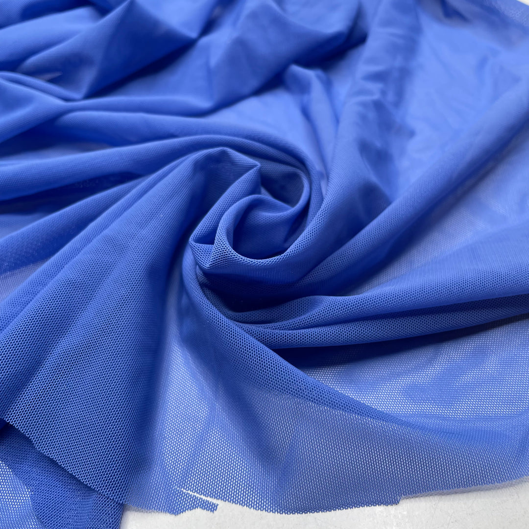 Ocean Waves - Power Mesh Mesh Nylon/Spandex Knit - Blue - 3.6M Bundle