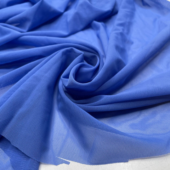 Ocean Waves - Power Mesh Mesh Nylon/Spandex Knit - Blue - 3.6M Bundle