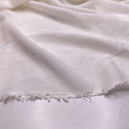 Cat Has Got The Cream - Rayon Woven - White - 5M Bundle
