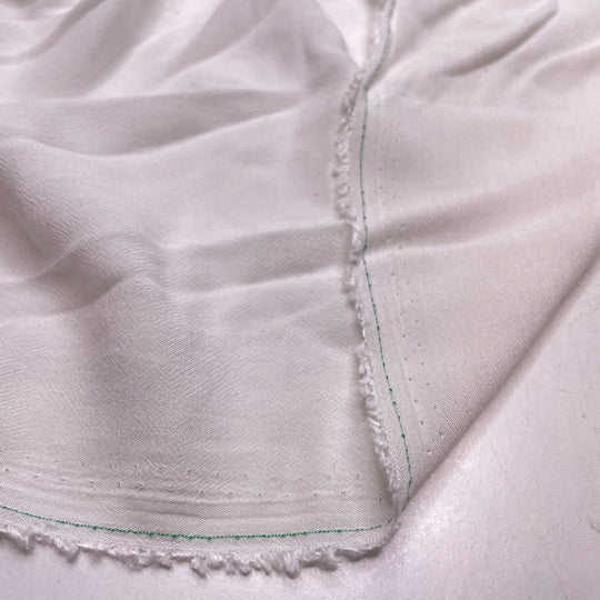 Cat Has Got The Cream - Rayon Woven - White - 5M Bundle