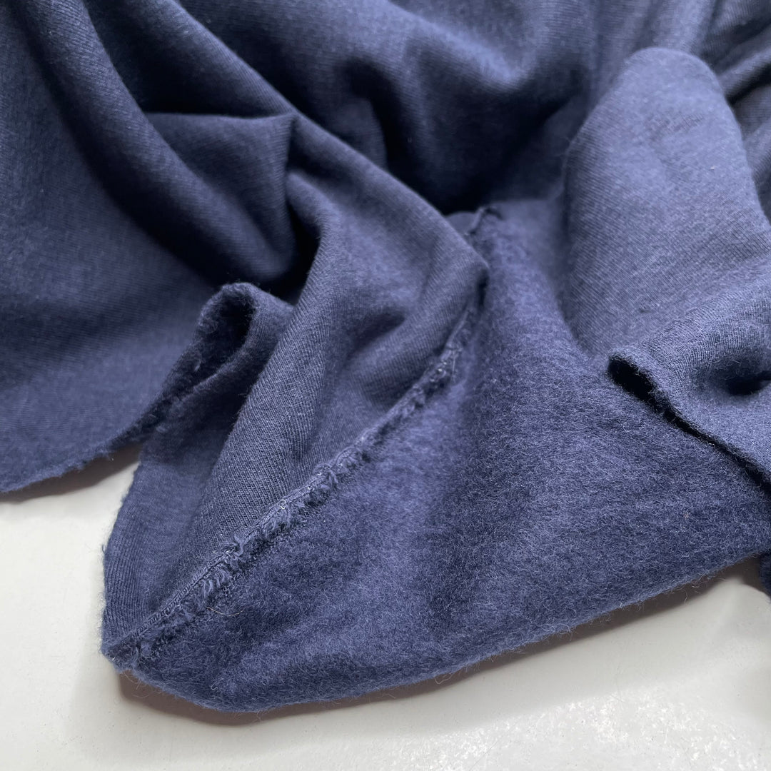 Sensational Sensation - Jersey Fleece Bamboo Blend Knit - Navy - 1.6M Bundle