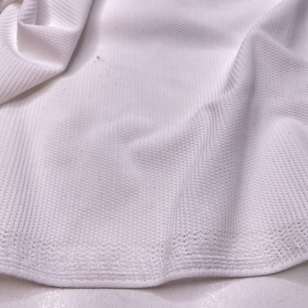 Beautifully Basic - Sport Mesh Poly/Spandex Knit - White - 1M Bundle