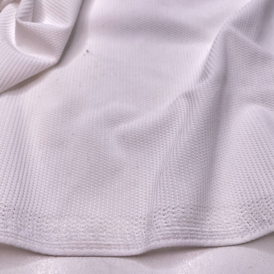 Beautifully Basic - Sport Mesh Poly/Spandex Knit - White - 1M Bundle