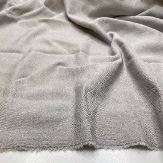 Ostrich Down - Jersey Fleece Bamboo Blend Knit - Light Grey - 1.6M Bundle