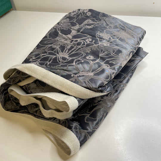 UB - Change Of Heart - Poly Woven - Grey/Blue Floral - 3M Bundle