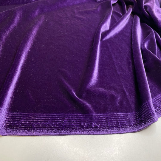 UB - Leading Lady - Knitted Velour Polyester Blend Knit - Purple - 4.2M Bundle