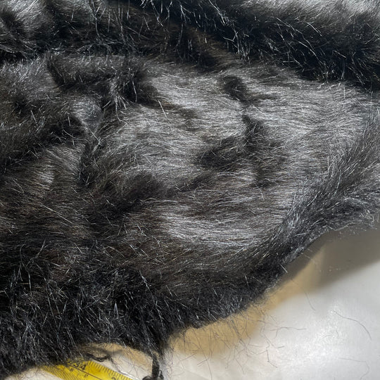 UB - King Kong - Medium Hair Faux Fur Acrylic Knit - Black - Bundles