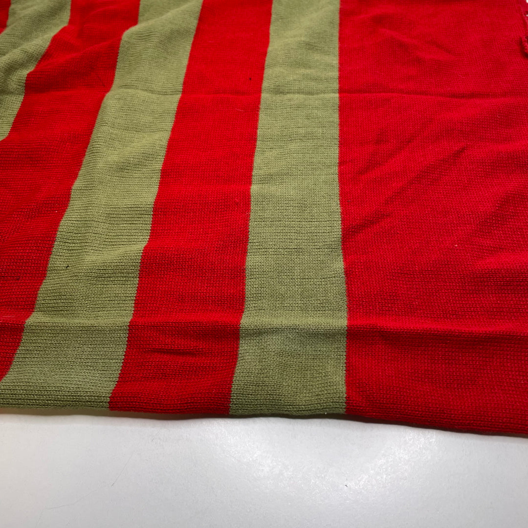 Switch The Calendar - Tubular Acrylic Knit - Red/Green Stripes - 0.9M Bundle