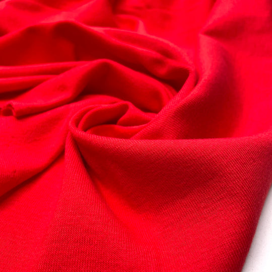 Peacock Chardonnay - Rib Knit Cotton Blend Knit - Red - Bundles