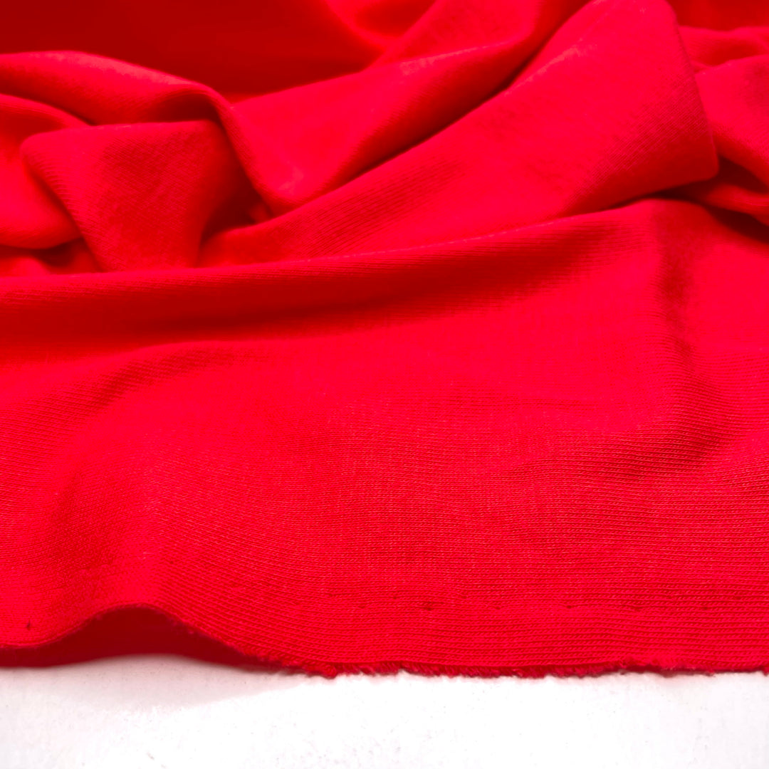 Peacock Chardonnay - Rib Knit Cotton Blend Knit - Red - Bundles