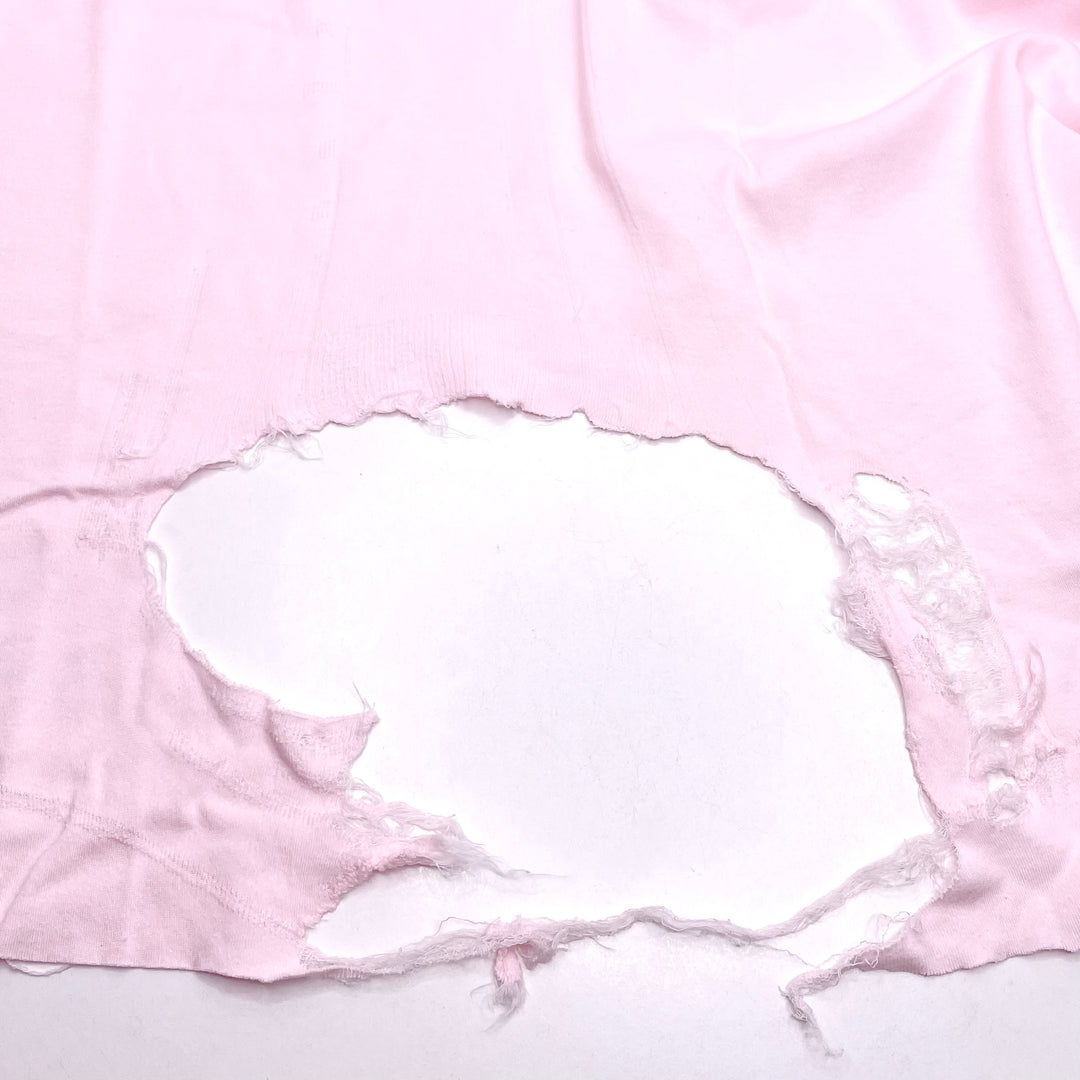 Cherry Blossom Walks - Rib Knit Cotton Blend Knit - Light Pink - Bundles