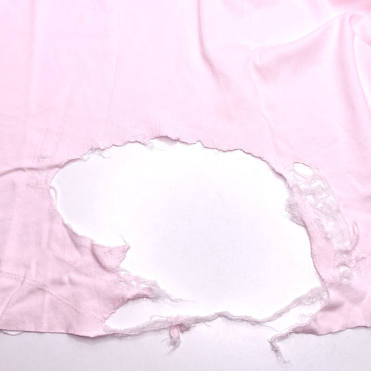 Cherry Blossom Walks - Rib Knit Cotton Blend Knit - Light Pink - Bundles