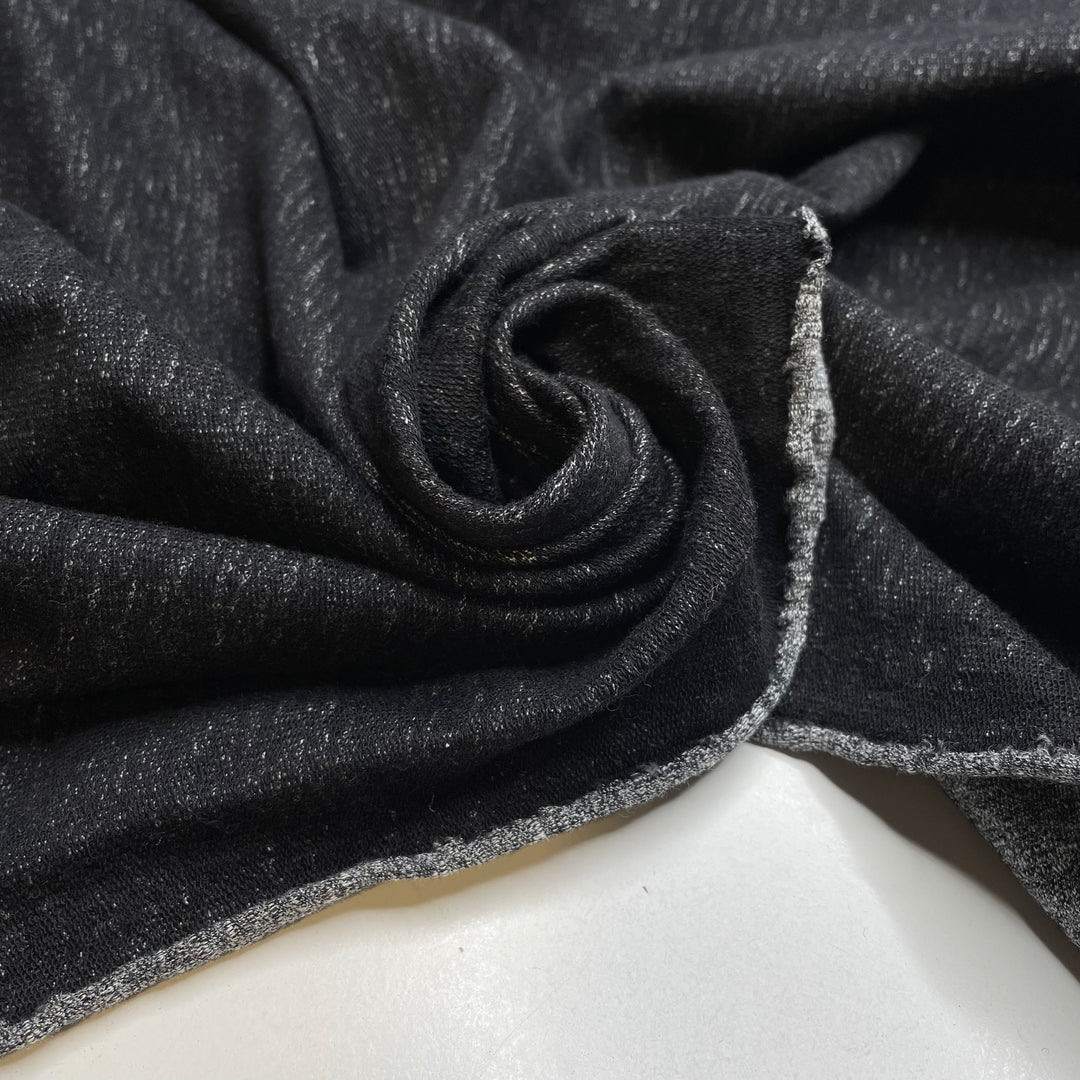 Unpredictable Spring Weather - Cotton/Spandex Knit - Black/Grey - 1M Bundle