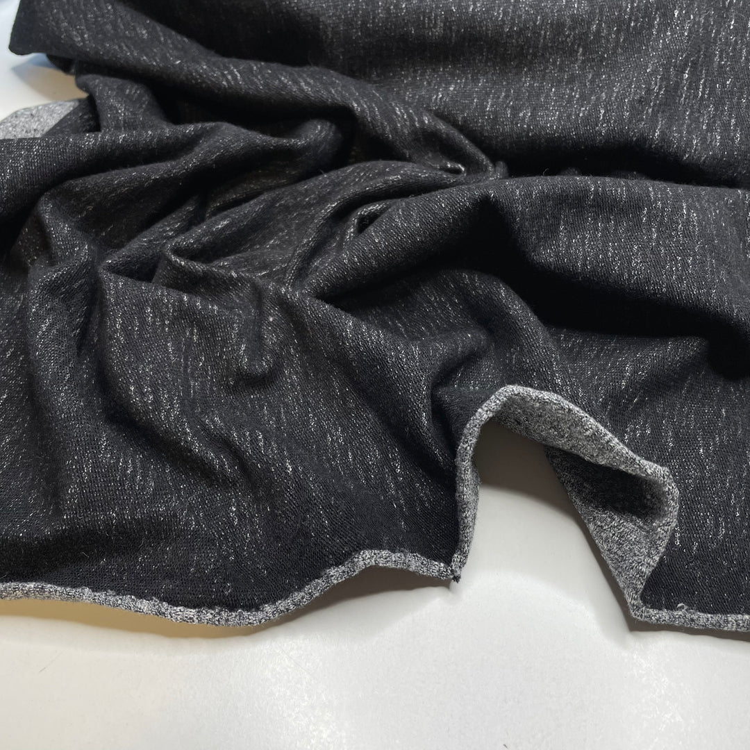 Unpredictable Spring Weather - Cotton/Spandex Knit - Black/Grey - 1M Bundle