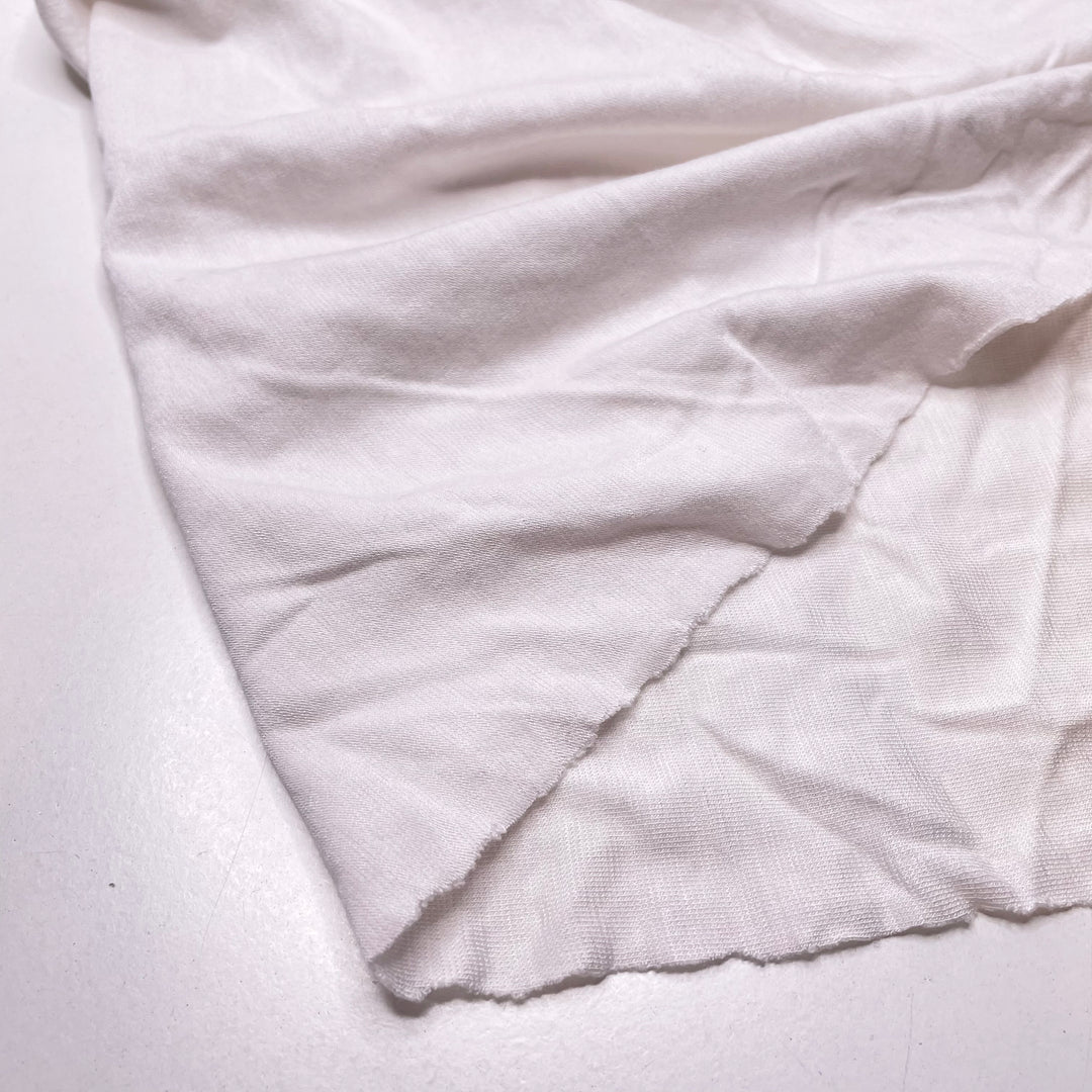 Up In The Air - Jersey Bamboo Blend Knit - White - 1.3M Bundle