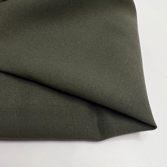 You So Fine - Lana Di Tasmania Extra Fine Wool Woven - Olive - 1.5M Bundle