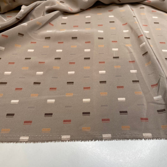 Himalayan Pink Salt Caramel - Poly Woven - Beige Polka Dots - 3M Bundle