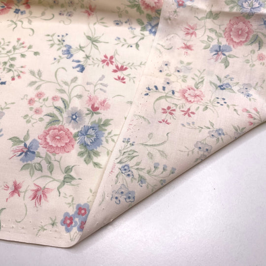 Classic Easter - Cotton Woven - Cream Multi Floral - 2M Bundle