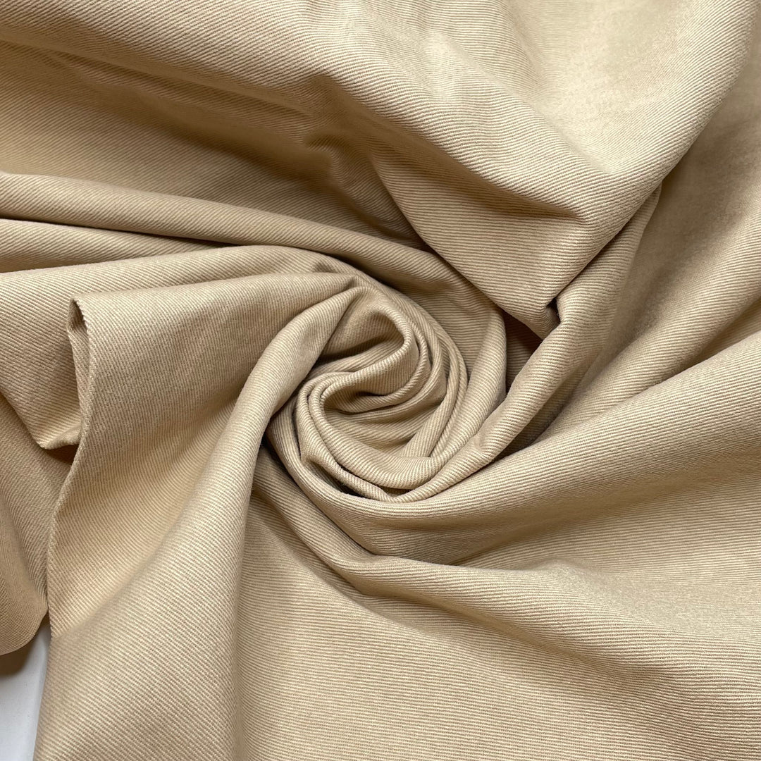 Netherlands Dwarf Rabbit - Twill Weave Cotton Woven - Beige - 2.45M Bundle