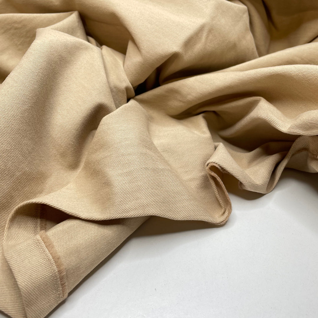 Netherlands Dwarf Rabbit - Twill Weave Cotton Woven - Beige - 2.45M Bundle