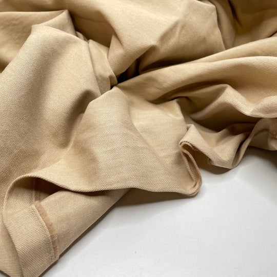 Netherlands Dwarf Rabbit - Twill Weave Cotton Woven - Beige - 2.45M Bundle