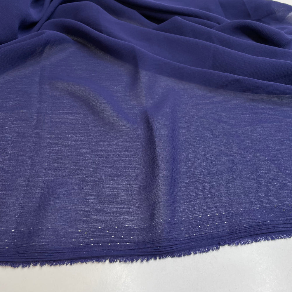 UB - Far From The Shallow Now - Crinkle Chiffon Poly Woven - Blue - 1.8M Bundle