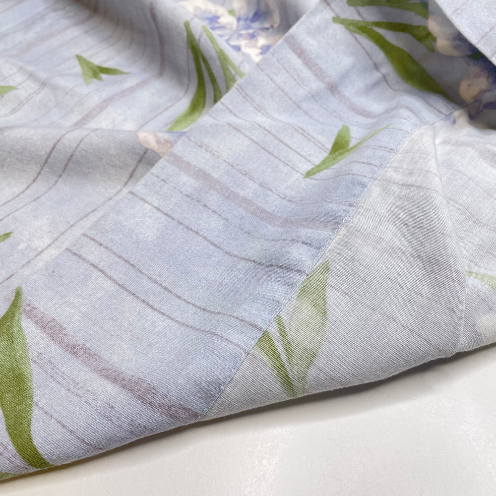 Nana Pyjama Party - Cotton Woven - Light Blue Multi Floral - 2.5M Bundle