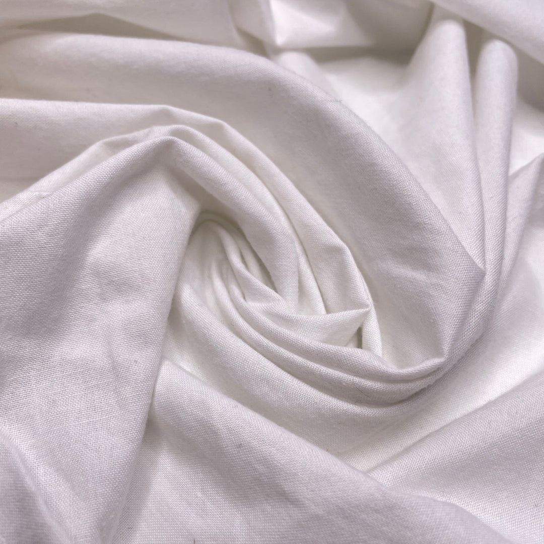 Nightgown Lounging - Cotton Woven - White - 2.3M Bundle