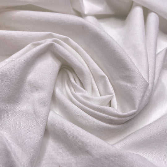 Nightgown Lounging - Cotton Woven - White - 2.3M Bundle