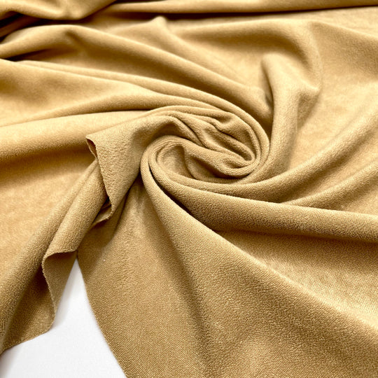 Teddy Bear Fun - Faux Suede Polyester Blend Knit - Beige - 2.5M Bundle