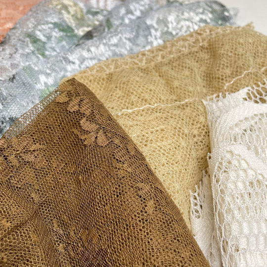Darling Divine - Lace Poly/Nylon Knit - Beige Multi - 2M Bundle